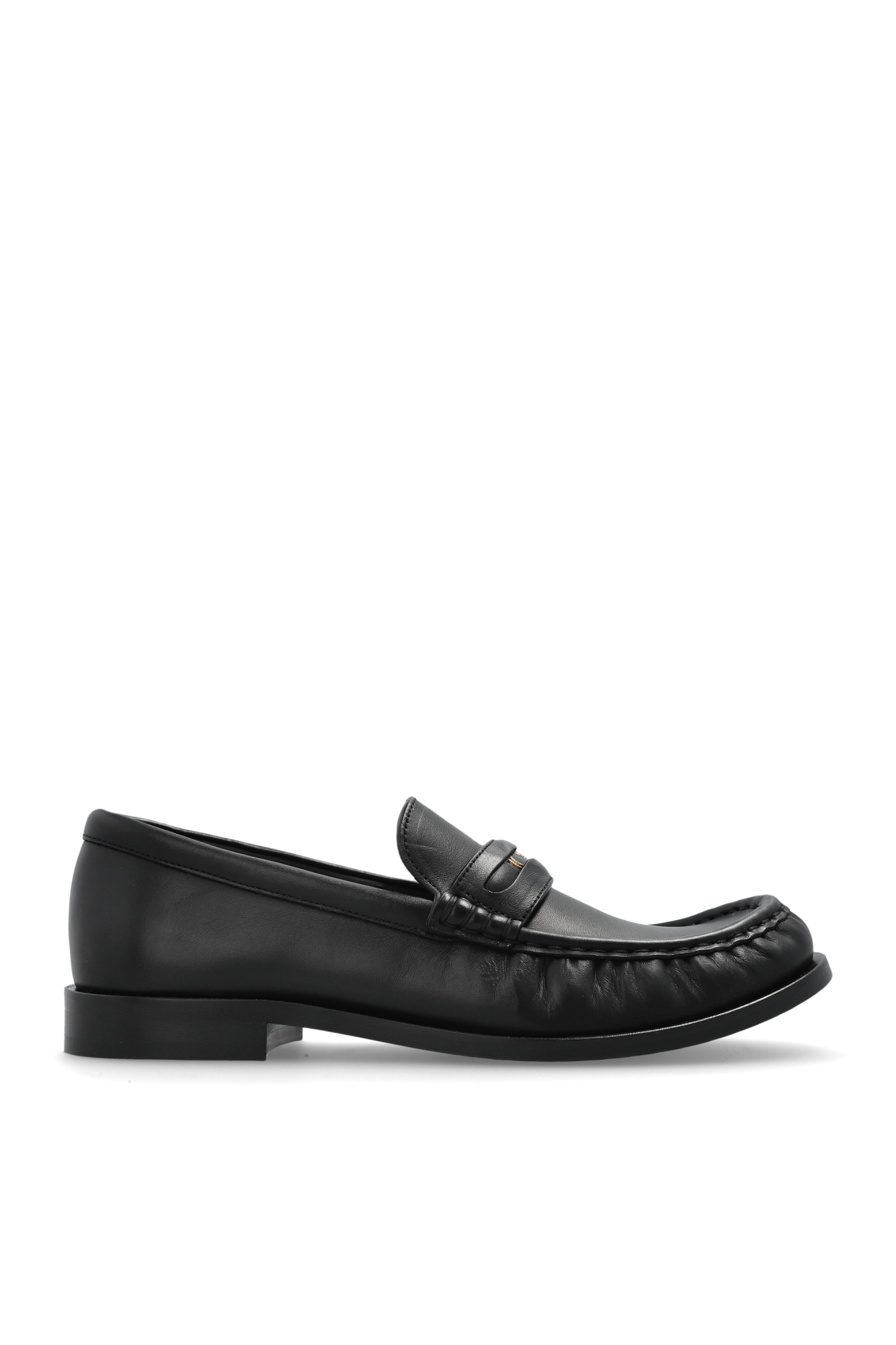 ローファー・オックスフォード Burberry Cadet Black Leather Loafers With Heel Burberry Cadet black leather loafers with heel | VAZLUXE.COM